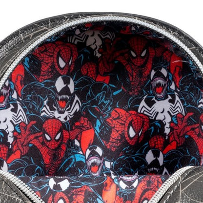 Marvel Spider-Man vs. Venom Glow-in-the-Dark Crossbody Purse - Entertainment Earth Exclusive