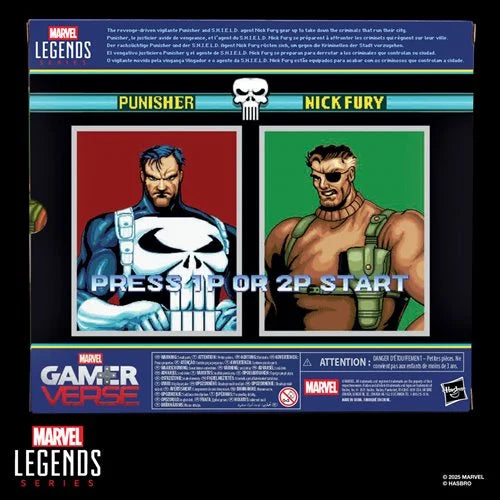 Punisher Marvel Legends Gamerverse Punisher and Nick Fury 6-Inch Figures
