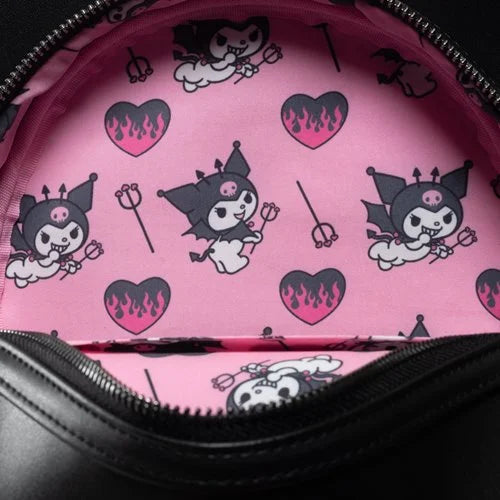 Sanrio Kuromi Devilish Winged Mini-Backpack - Entertainment Earth Exclusive