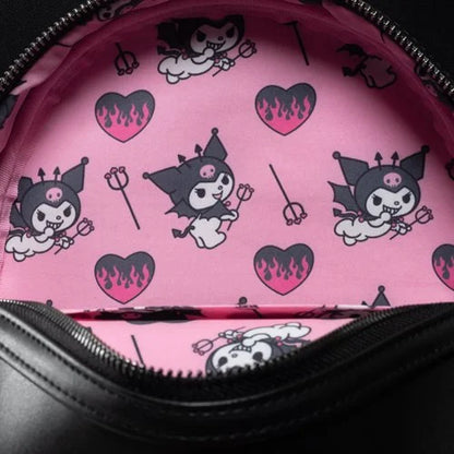 Sanrio Kuromi Devilish Winged Mini-Backpack - Entertainment Earth Exclusive