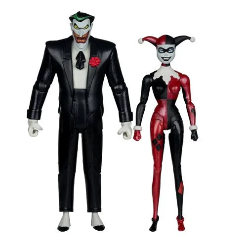 DC Direct Batman Animated Harley Quinn and The Joker Mad Love 6-Inch Action Figure 2-Pack &amp; Comic - Gold Label Exclusive