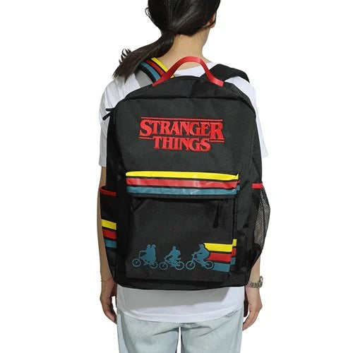 Stranger Things Bike Ride Printed Backpack