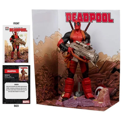 The Marvel Collection 1:6 Scale Posed Figure with Scene and Comic Case - Deadpool #1
