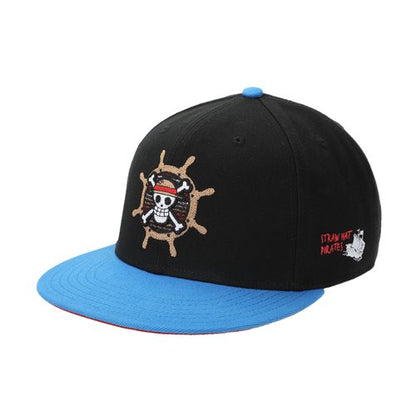One Piece Logo Embroidered Snapback Hat