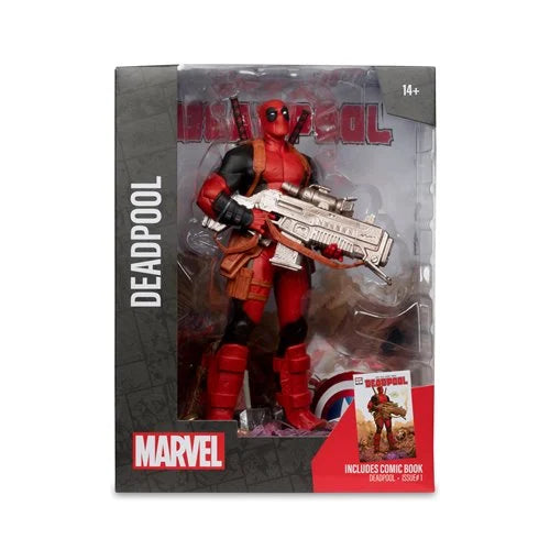 The Marvel Collection 1:6 Scale Posed Figure with Scene and Comic Case - Deadpool #1