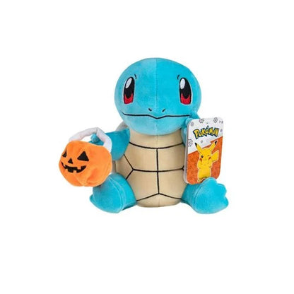 Pokemon Halloween 8-Inch Plush Squirtle with Pumpkin Bag